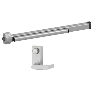 Von Duprin Rim Exit Device with Lever Trim Rim Exit Devices