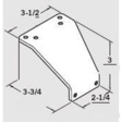 dormakaba PD Parallel Drop Bracket Non-Hold Open Applications