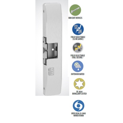 HES Genesis-Surface Mounted Electric Strike for Rim Exit Devices Suitable For Outdoor Use Electric Strikes image 2